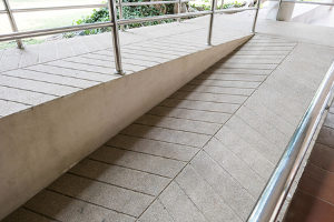 commercial concrete paving ramp