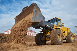 front end loader work dirt connections