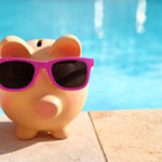 Image of piggy bank depicting cost of pool and consideration of an inground pool removal