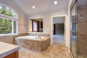 brand new bathroom remodel where the homeonwer wanted to avoid a DIY project and instead chose a trusted bathroom remodeling contractor in Fairfax, VA