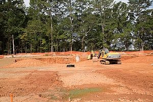 fill dirt contractors near Fairfax, VA who are performing dirt and site grading in order for brand new houses and yards to be built into a large residential area