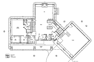 a floor plan for a home in Fairfax, VA