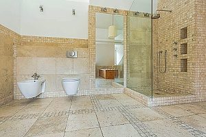bathroom tile that was installed during a Fairfax bathroom remodel that reflected some of the top remodeling ideas moving into 2019