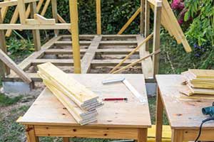 build a wood shed foundation