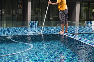 person seeing the benefits of swimming pool removal in the summer