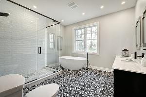 A custom bathroom remodel project by Dirt Connections