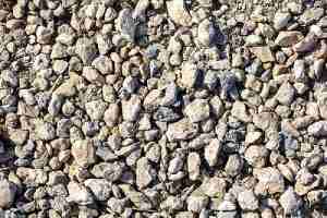 Crushed Stone. This types of gravel is often use for the final layer of the driveway