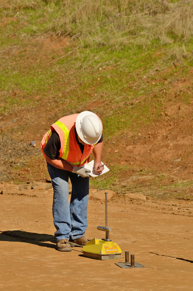 compaction testing for dirt connections