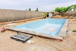 Under Construction Swimming Pool