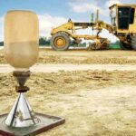 field density test sand cone method calculation in construction site