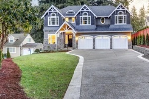 beautiful house with driveway