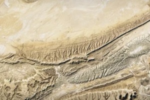 earth topography view