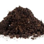 Pile of hydrated soil