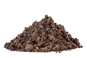 A pile of topsoil