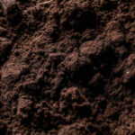 loamy soil with a rich dark color