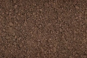 dark brown soil