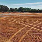 residential land grading and land development on work site in Northern Virginia
